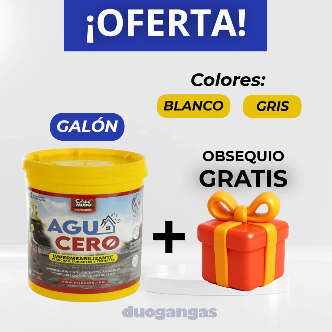 ¡Elimina las filtraciones y protege tu hogar con AGUACERO®️!