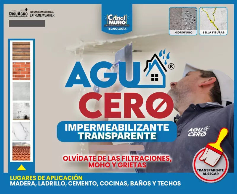 ¡Elimina las filtraciones y protege tu hogar con AGUACERO®️!