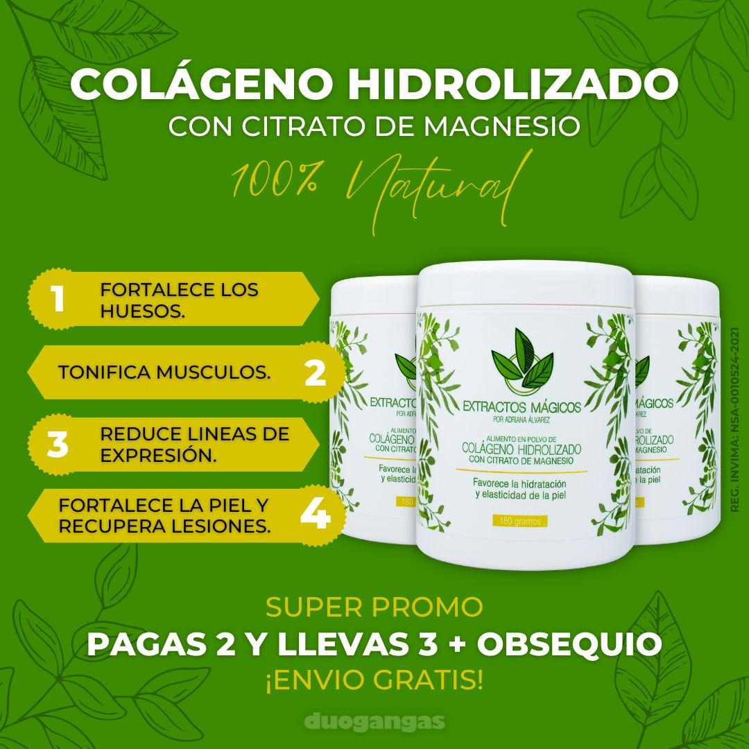 Colágeno Hidrolizado con Citrato de Magnesio
