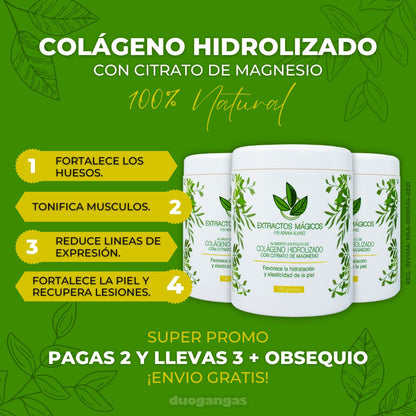 Colágeno Hidrolizado con Citrato de Magnesio