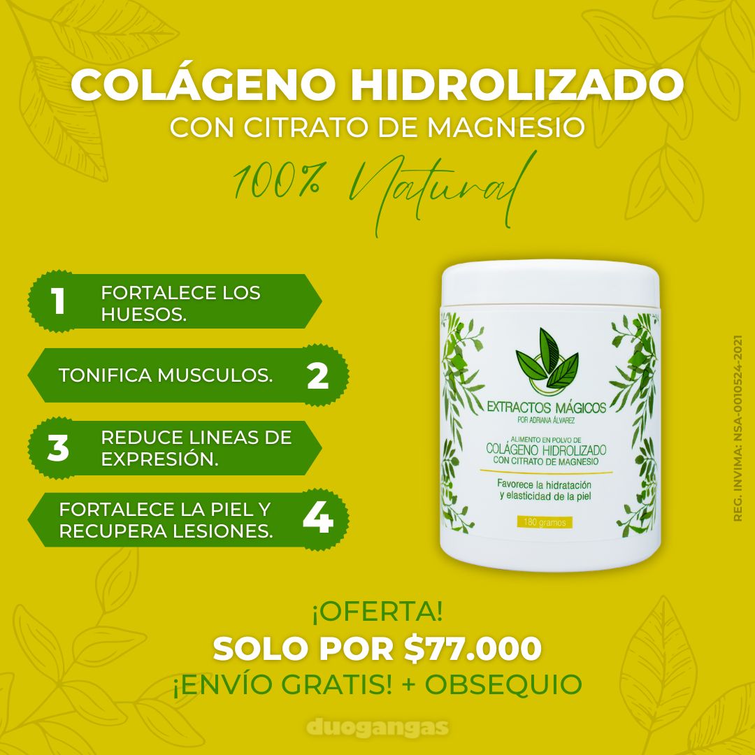 Colágeno Hidrolizado con Citrato de Magnesio